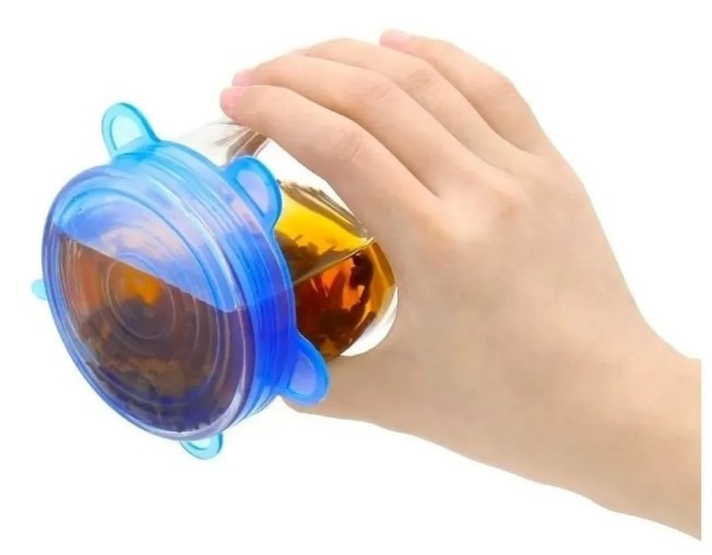 Miniatura 6 de Tapas De Silicona Reutilizables X6